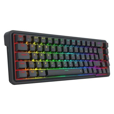 Imagem de Teclado Mecânico Gamer Redragon Nova Rgb Switch Dragon-preto