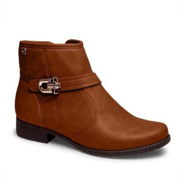 Imagem de Bota Feminina Dakota Salto Baixo Cano Curto Conforto D2183, 37 BR, Con