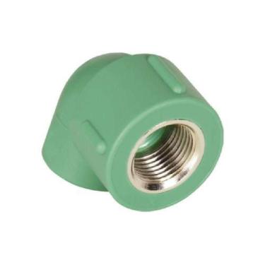 Imagem de Ppr Joelho 90 F-f Inserto Metálico 25mm X 3-4'' - Amanco - água Quente
