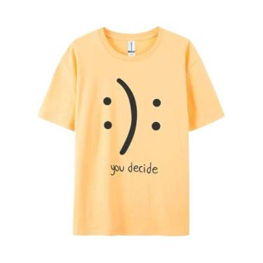 Imagem de Camiseta Casual Feminina De Algodão Com Estampa Harajuku, Estilo Hip H