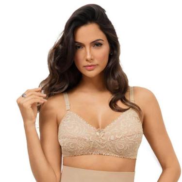 Imagem de Sutiã Pós-Cirúrgico Mastectomia Mondress 985R Sem Bojo - Rendado, 50, 