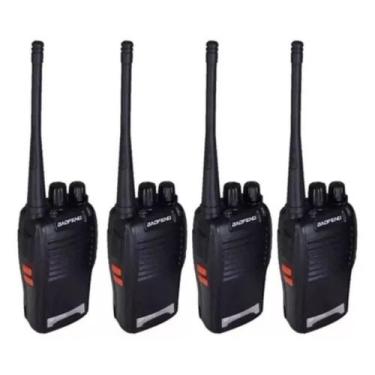 Imagem de Rádio Comunicador Profissional 777S - Kit 4 Unidades UHF - Baofeng