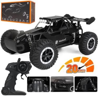 Imagem de Carrinho de Controle Remoto RC 2.4g Off Road Super Rápido 20km/h Infan