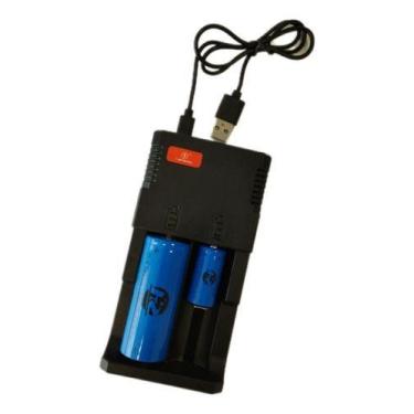 Imagem de 2 Baterias Microfone K501/2 + Carregador Turbo  Nf - Loaaquitem24, Azu