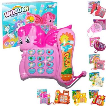 Imagem de Telefone Musical Infantil Vários Modelos Brinquedo Educativo - - Europ