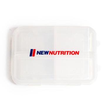 Imagem de Porta Comprimido - 8 Divisorias Transparente - Newnutrition