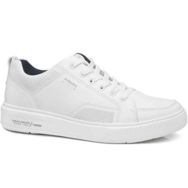 Imagem de Sapatênis Masculino Amortech Pegada Clássico Couro 111902 Bco, Branco,