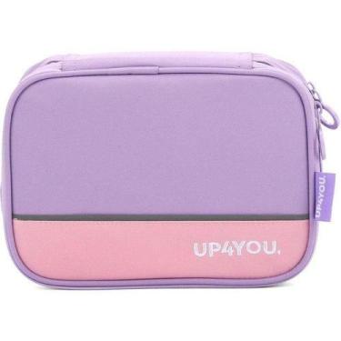 Imagem de Estojo Tecido UP4YOU 1 Zíper Roxo - Luxcel