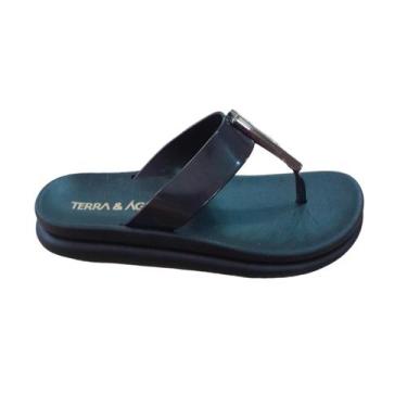 Imagem de Tamanco Feminin Terra E Agua Conforto Dedo Lançamento Moda, 37, Preto