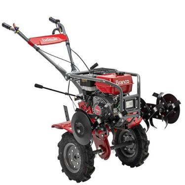 Imagem de Motocultivador Tratorito A Gasolina 7,5Hp 3 Marchas BTTG7.5 Branco