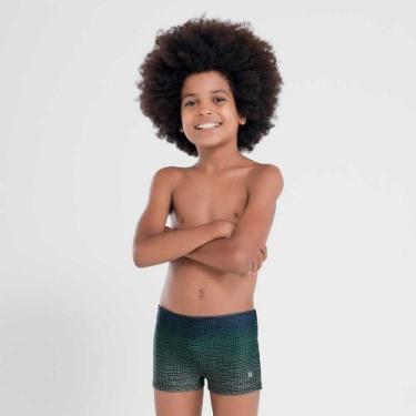 Imagem de Sunga boxer infantil estampada degradê - MASH