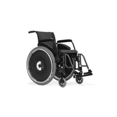 Imagem de Cadeira de Rodas ULX 60CM Preta - Ortobras