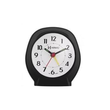 Imagem de Relógio Despertador Herweg Quartz 2634 034 Preto
