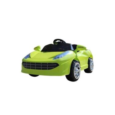 Imagem de Mini carro eletrico infantil 6v verde com som e luz - Iw