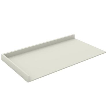 Imagem de Tampo para Balcão de Cozinha Fineze Canto Reto MDF 51CM Areia Móveis Henn