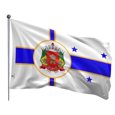 Imagem de Bandeira do Município de Itu Uma Face Estampada Tamanho 70x100cm - Qua