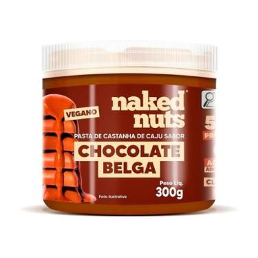 Imagem de Pasta Castanha Caju Chocolate Belga Crocante 300g Naked Nuts