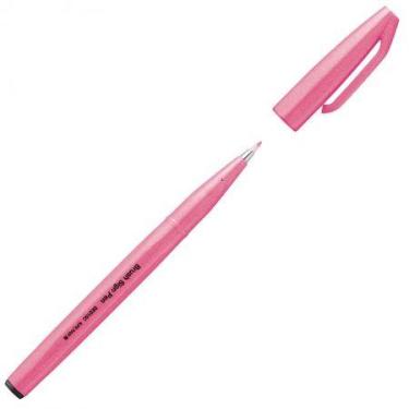 Imagem de Caneta hidrográfica Brush Sign Pen Rosa Fluorescente - Pentel