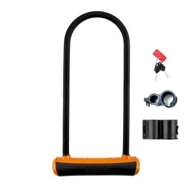 Imagem de Cadeado U-Lock Neons 8152 Alta Resistência Aço Reforçado Laranja On Guard