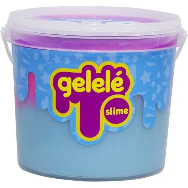 Imagem de Slime Gelele Big Slime Balde Unicornio 1,5kg