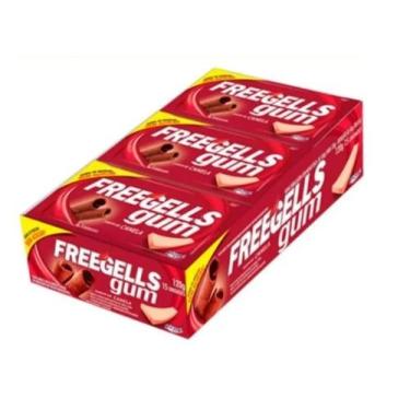 Imagem de Chiclete Freegells Canela Gum C/ 15u 120g