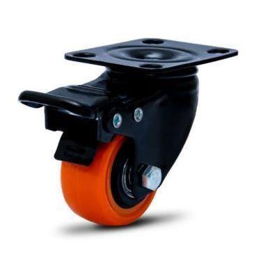 Imagem de Rodízio Giratório 2" com Freio PVC 50kg Colson
