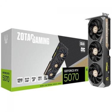 Imagem de Placa de Vídeo Zotac Gaming NVIDIA GeForce RTX 5070 Solid OC, 12GB, GD