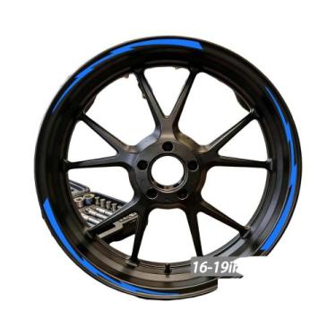 Imagem de Adesivos De Roda De Motocicleta Lightning De 16-19 Polegadas, Decalque
