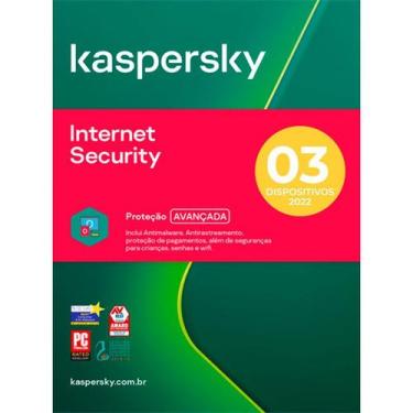 Imagem de Kaspersky Internet Security 3 Dispositivos 1 Ano Versão 2022