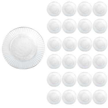 Imagem de Jogo 24 Pratos Raso Redondo Duralex 23cm Primavera Refeição