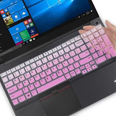 Imagem de Capa de teclado para Lenovo ThinkPad E15 Gen 4/3/2, ThinkPad L15 Gen 2/1, ThinkPad T15 T15p T15g P15 P15s P15v Gen 3/2/1, ThinkPad E580 E590 E595 L580 L590 P52 P52 53 P72 P73 T570 T575 T580 T590 -OP