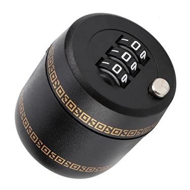 Imagem de Trava de combinação para garrafa de vinho e licores - rolhas de vinho,trava de senha da garrafa, trava digital de tampa de vinho (o diâmetro da boca da garrafa deve estar entre 26 mm e 28 mm)