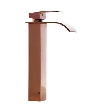 Imagem de Torneira Monocomando Cascata Slim Alta Metal Rose Gold