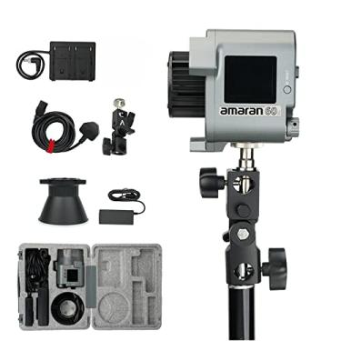 Imagem de Luz LED Amaran 60d 65W saída 5600K luz diurna Bowens Mount Studio CRI?96 TLCI?96, 8 efeitos de luz embutidos, controle de aplicativo, alimentado por Aputure