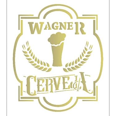 Imagem de Stencil de Acetato para Pintura OPA 15 x 20 cm - 2046 Rótulo Cerveja