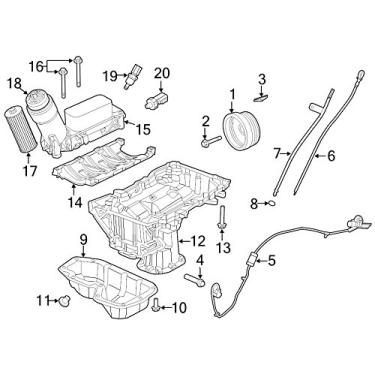 Imagem de Mopar 0514 9077AB, sensor de temperatura do refrigerante do motor