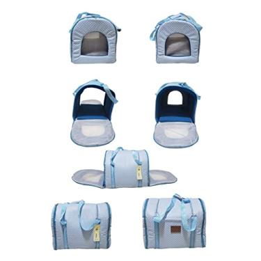 Imagem de Caixa de transporte para pet cachorro gato AZUL
