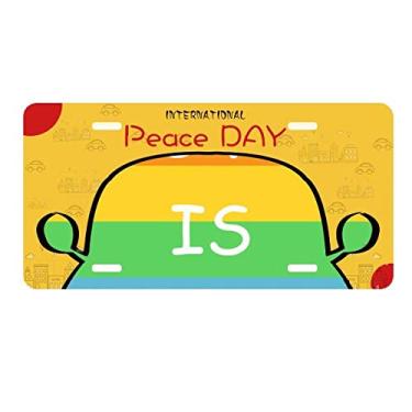 Imagem de DIYthinker Arco-íris gay lésbica transgênero LGBT placa de carro decoração dia da paz