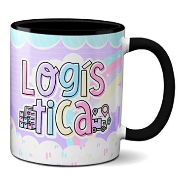 Imagem de Caneca Logística Profissional Presente Criativo Warehouse (Preta)