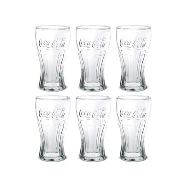 Imagem de Jogo Copo Coca-Cola Contour Vidro 300ml 6 Unidades - Nadir