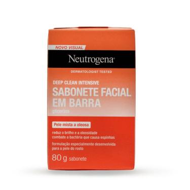 Imagem de Sabonete Facial em Barra Neutrogena Deep Clean Limpeza Profunda com 80g 80g