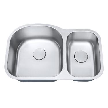 Imagem de Cuba De Cozinha Aço Inox 1mm Escovado C203 80x52,1x22,9 Cm - Aço Escovado