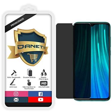 Imagem de Pel�cula De Privacidade Vidro Temperado Para Xiaomi Redmi Note 8 Pro Tela 6.53 Polegadas Prote��o Anti Impacto E Curioso Top Spy Premium 3d- Danet