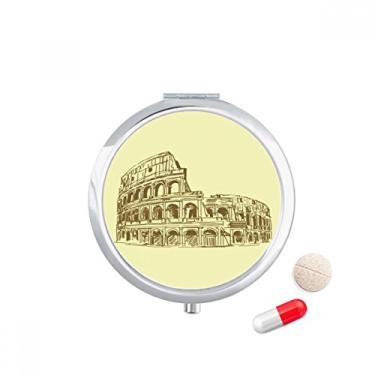 Imagem de Porta-comprimidos, porta-comprimidos, porta-comprimidos, porta-remédios com marco da Itália Roma