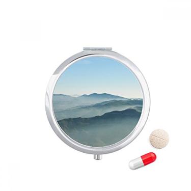 Imagem de Sunshine Mountains, Sky Fog Nature Pill Case Pocket Medicine Storage Box Dispenser