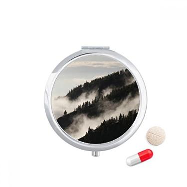 Imagem de Caixa de armazenamento de medicamentos, névoa de nevoeiro, nuvens de céu, montanha