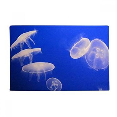 Imagem de DIYthinker Tapete para porta de banheiro com imagem da natureza da ciência, tapete antiderrapante