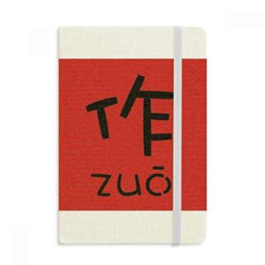 Imagem de Caderno de personagens chineses da morte chinesa, capa dura em tecido, diário clássico