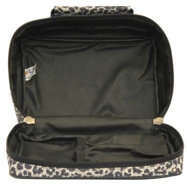 Imagem de Necessaire com divisões internas LS NC6166 uma divisão estampa oncinha
