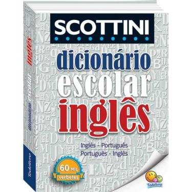 Imagem de Livro - Scottini - Dicionário De Inglês - 60 Mil Verbetes (Capa Plásti
